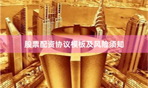 股票配资协议模板及风险须知